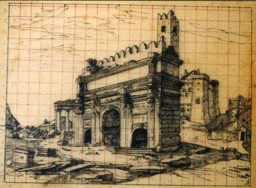 1910 - Arco di Settimio Severo